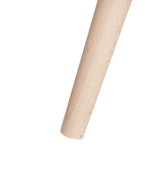 Højbede på ben beige MgO 35 x 35 x 57 cm rund form høj stribet vejrbestandig indendørs udendørs
