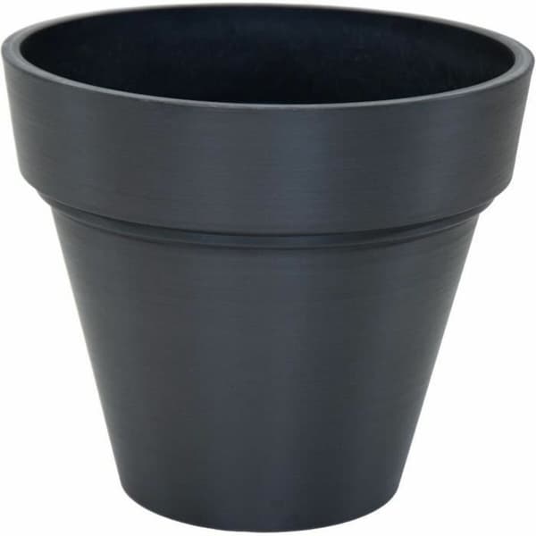 Kukkaruukku Mega Collections Ecostone Planter Musta 55 x 51 cm