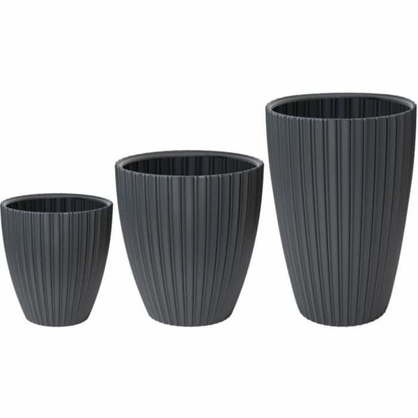Urtepotte Garden ID Fancy Antracit 40 x 42 cm