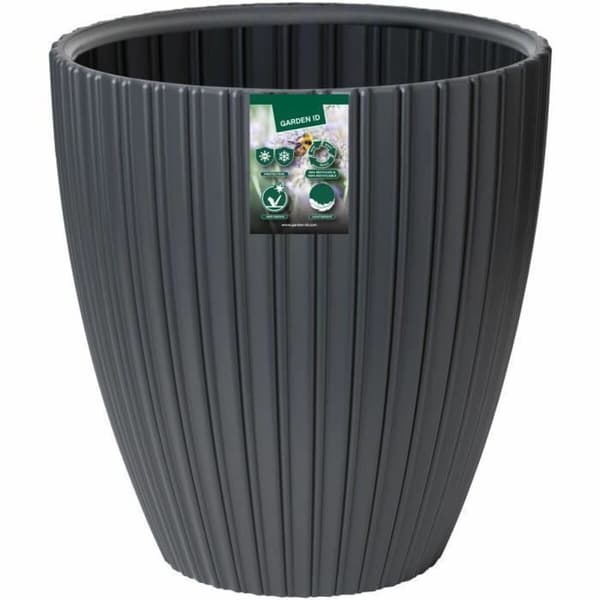 Urtepotte Garden ID Fancy Antracit 40 x 42 cm