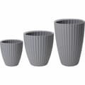 Pikkukuva 4 / 4: Kukkaruukku Garden ID Fancy Harmaa Polyetyleeni 40 x 58 cm