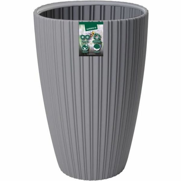 Kukkaruukku Garden ID Fancy Harmaa Polyetyleeni 40 x 58 cm
