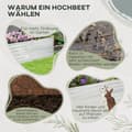 Miniatyrbillede 6 af 11: Rootz Steel Plant Pot - Flower Bed - Raised Garden Bed - Longevity - 180 cm x 90 cm x 59 cm - Sølv - indendørs og udendørs brug