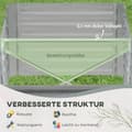 Pikkukuva 5 / 11: Rootz Plant Potin korotettu kukkapenkki - kätevä puutarhakohta - teräs - pitkäkesto - 180 cm x 90 cm x 59 cm - sisä-/ulkokäyttö