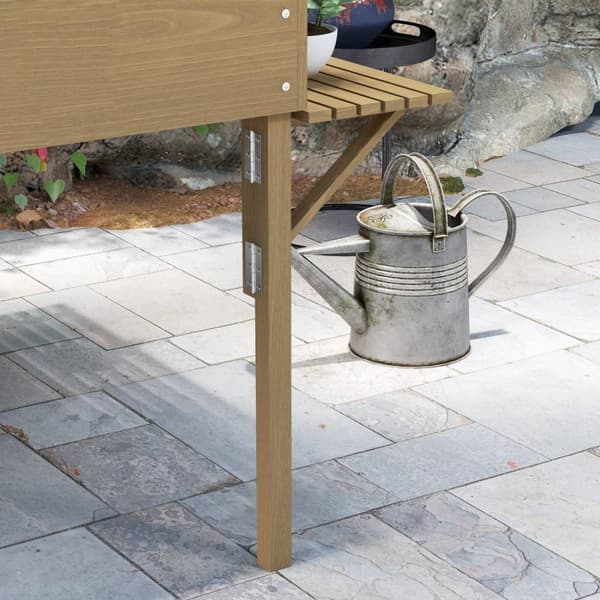 Rootz rektangulær hævet seng på benene - forhøjet planter - Have urteseng - komfort Havearbejde - 122 cm x 91,5 cm x 89 cm