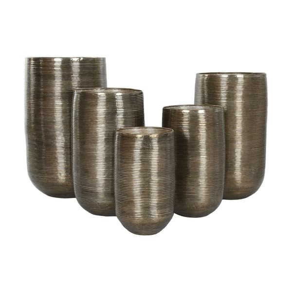 Kasvit Home ESPRIT Kupari Alumiini Moderni 50 x 50 x 89 cm 50 x 51 x 89 cm