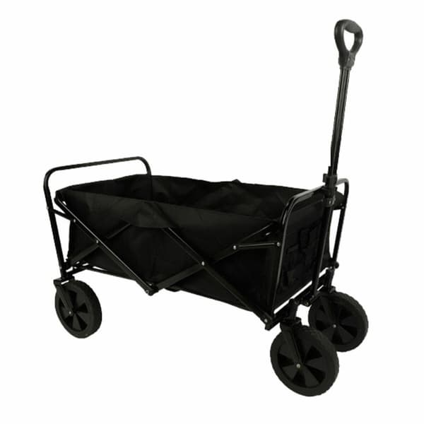 Marbueno - Multisportsvogn - Sammenklappelig - Stål - 150 KG - Sort - 86X50X59 cm