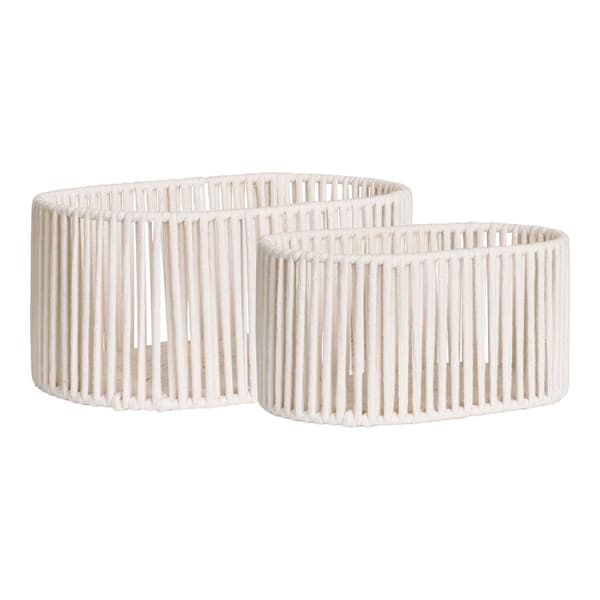 Arese kurve sæt af 2 offwhite.