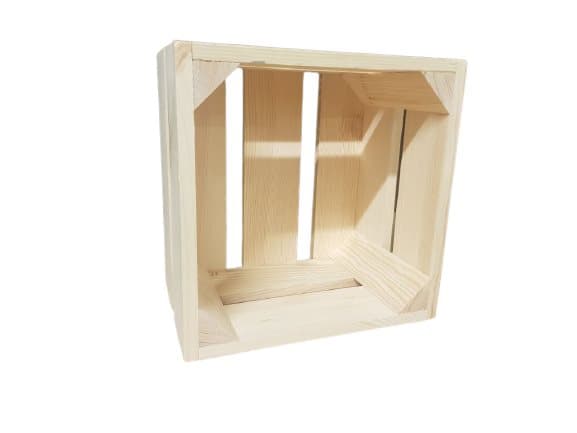 Trälåda 20x20x15 blomkruka