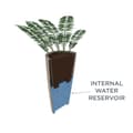 Pikkukuva 3 / 5: Step2 Tremont Flowerpot Large Concrete Grey | Pyöreä muovinen istutin | Pyöreä istutin puutarhaan / parvekkeelle / patiolle