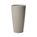 Pikkukuva 1 / 5: Step2 Tremont Flowerpot Large Concrete Grey | Pyöreä muovinen istutin | Pyöreä istutin puutarhaan / parvekkeelle / patiolle