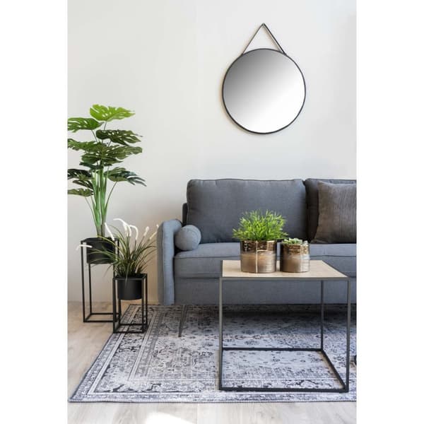 Rootz Marla Flowerpots Set - Modern Planters - Teräs ruukut - Nykyaikainen suunnittelu - 17x17x31cm & 19.5x19.5x50.5cm