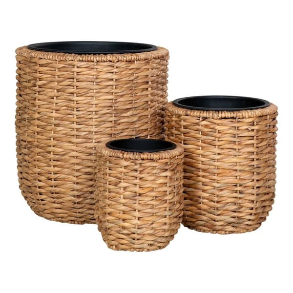 Rootz Hanoi Planters Set - Natural Planters - Bohemian Planters - Versatila skärmar - 25x27cm, 34x36cm, 49x51,5cm