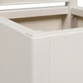 Miniatyrbilde 7 av 9: vidaXL Hageplanter med Gitter Hvit 36x36x140 cm PP