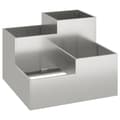 Miniatyrbilde 4 av 11: vidaXL Hageplantekasse 100x100x60 cm Rustfritt stål