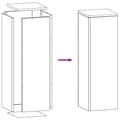 Pikkukuva 10 / 11: vidaXL ulkoiset kasvitelineet Pilar 2 kpl 24x24x75 cm galvanoitua terästä