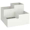 Miniatyrbillede 4 af 11: vidaXL Have Plante Hvid Plastik 100 x 100 x 60 cm Plantekasser