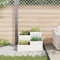 Miniatyrbillede 5 af 11: vidaXL Have Plante Hvid Plastik 100 x 100 x 60 cm Plantekasser