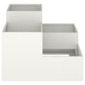 Miniatyrbillede 8 af 11: vidaXL Have Plante Hvid Plastik 100 x 100 x 60 cm Plantekasser