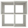 Miniatyrbillede 9 af 11: vidaXL Have Plante Hvid Plastik 100 x 100 x 60 cm Plantekasser
