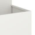 Miniatyrbillede 10 af 11: vidaXL Have Plante Hvid Plastik 100 x 100 x 60 cm Plantekasser