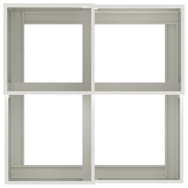 vidaXL Havekasse Hvid Koldvalset stål 80 x 80 x 48 cm Kasser
