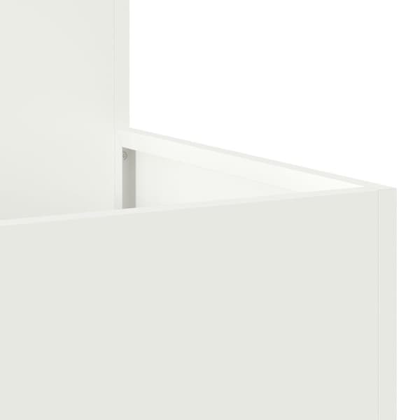 vidaXL Havekasse Hvid Koldvalset stål 80 x 80 x 48 cm Kasser