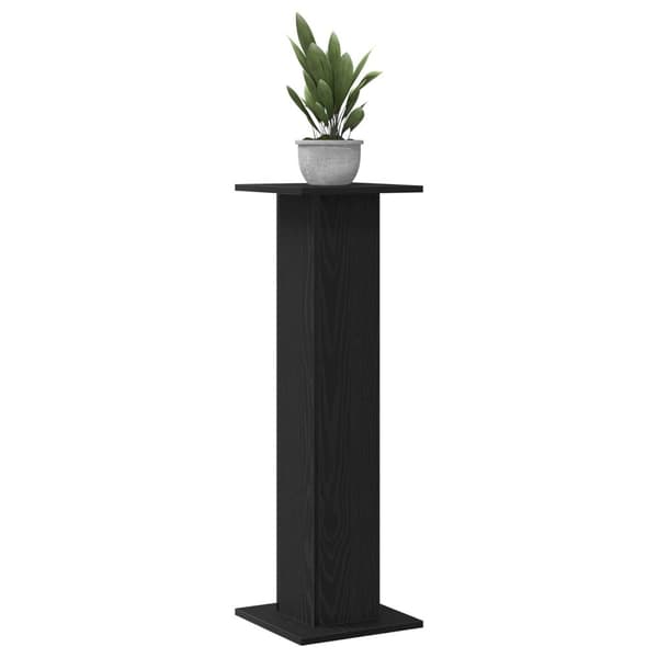 vidaXL Kasviteline 2 kpl Musta Tammi 30x30x95 cm Tekninen Puu