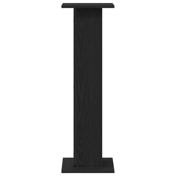 vidaXL Planteholder 2 stk Svart Eik 30x30x95 cm Konstruert Tre