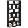 Miniatyrbilde 3 av 10: vidaXL Plantestativ Svart Eik Konstruert Tre 100x33x187,5 cm