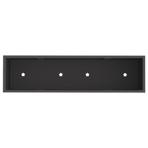 vidaXL Høyt Hagebedd 100x26x82 cm Svart Stål