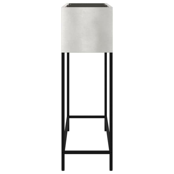 vidaXL Hevet Hagebed 100x26x82 cm Rustfritt Stål