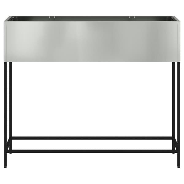 vidaXL Galvaniserad Galvaniserat stål 100 x 26 x 82 cm