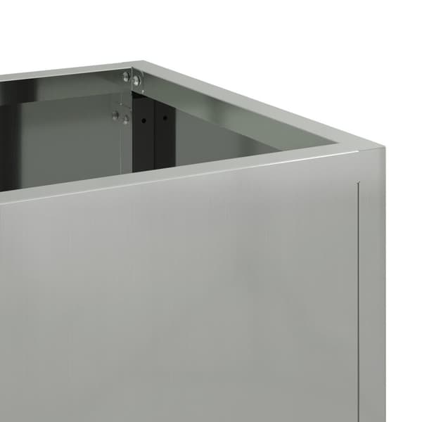 vidaXL Galvaniserad Galvaniserat stål 100 x 26 x 82 cm