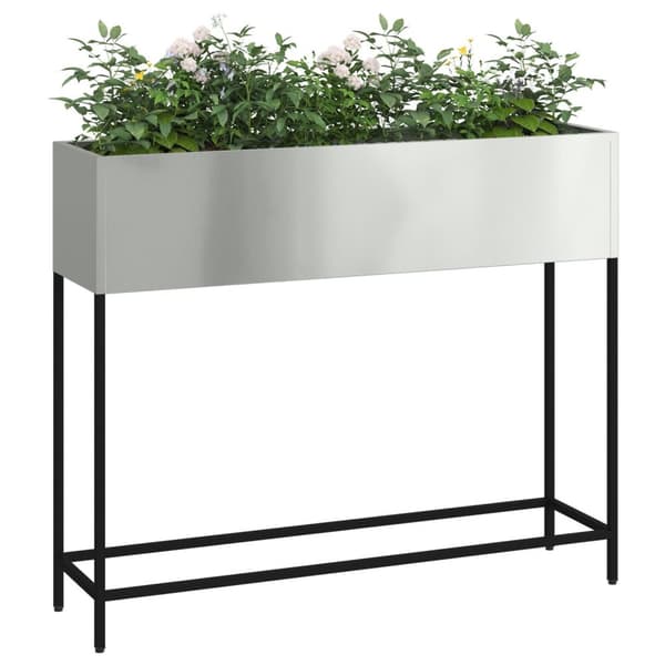 vidaXL Galvaniserad Galvaniserat stål 100 x 26 x 82 cm