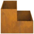 Pikkukuva 9 / 11: vidaXL Puutarhapenkit 2-Tasoinen 100x60x45 cm Säänkestävä Teräs