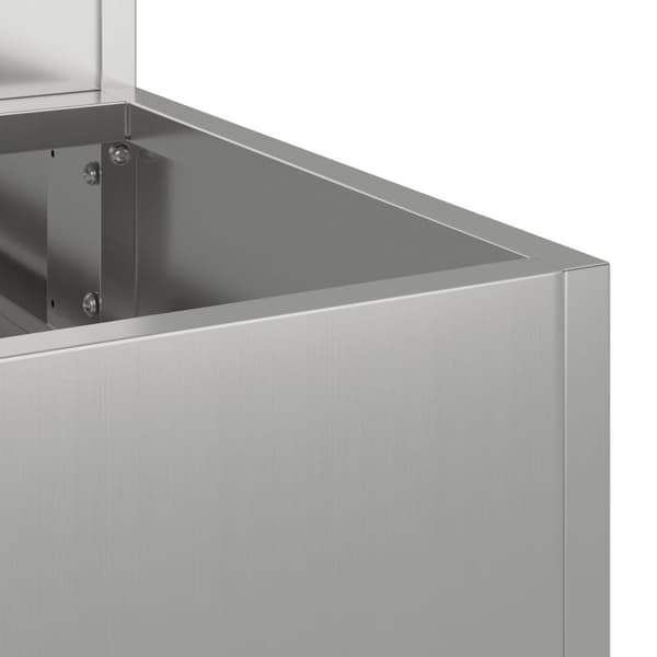 vidaXL Haveplantekasse Galvaniseret stål 100 x 60 x 45 cm Slidstærk