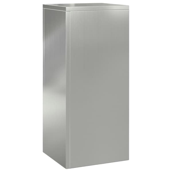 vidaXL Ulkopuutarhan telineet Pilar 2 kpl 24x24x55 cm Galvanoitu teräs
