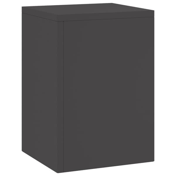 vidaXL Växtstativ Set med 2 Svart Kallvalsat stål 24 x 24 x 35 cm