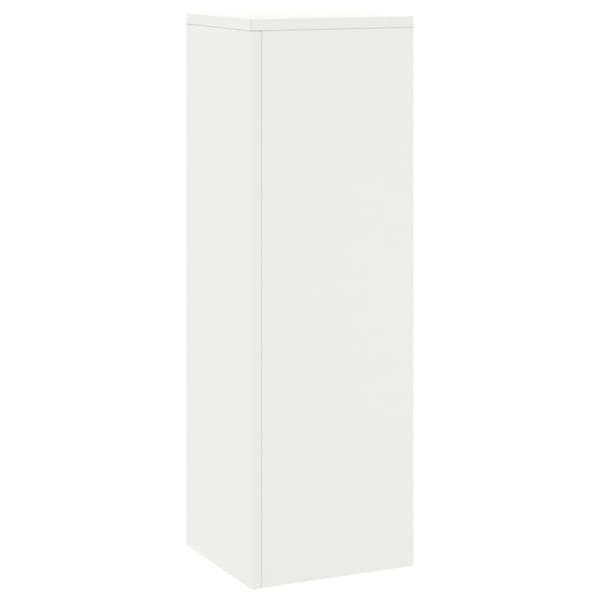 vidaXL Ulkokasvien Jalustat Pilarit 2 kpl Valkoinen 24x24x75 cm Teräs