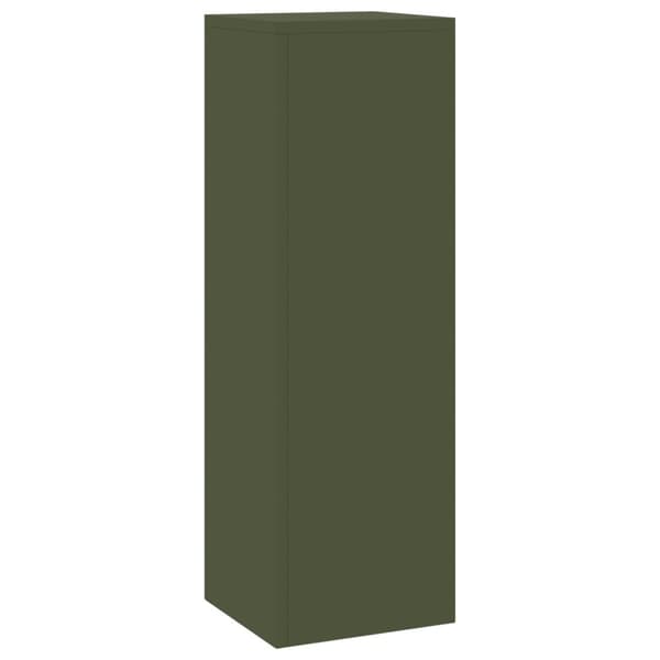vidaXL Växtställ Set om 2 Olivgrön Kallvalsat stål 24 x 24 x 75 cm