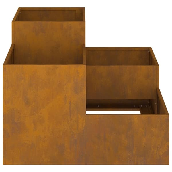 vidaXL Hagekasse 80x80x60 cm Værbestandig Stål