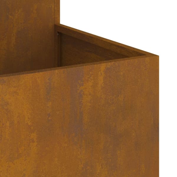 vidaXL Hagekasse 80x80x60 cm Værbestandig Stål