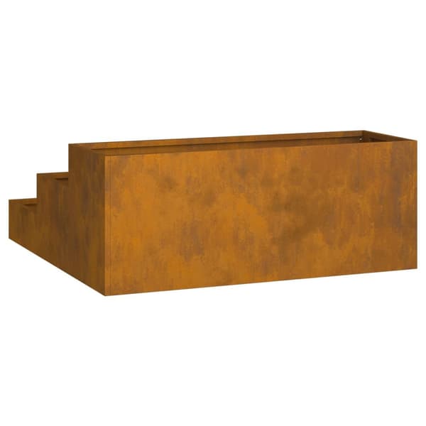vidaXL hagekasse 3-tier 90x90x35 cm værbestandig stål