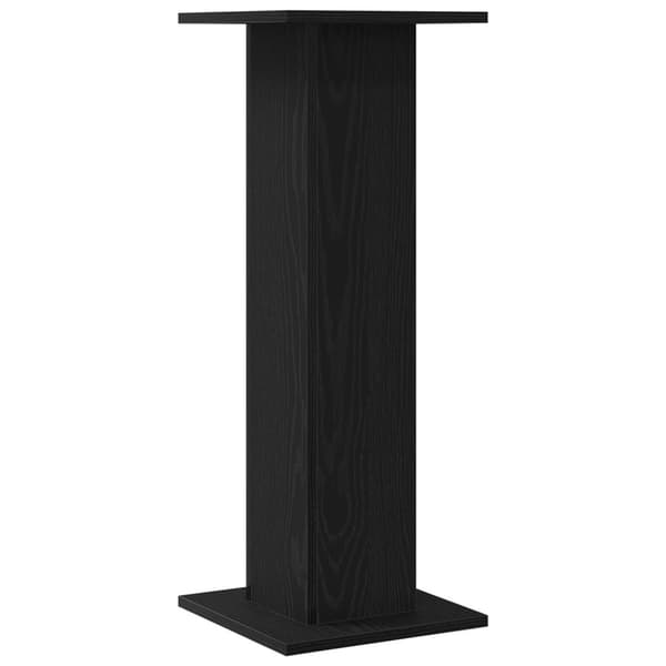 vidaXL Kasviteline 2 kpl Musta Tammi 30x30x80 cm Tekninen Puu