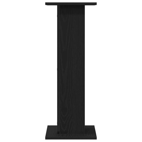 vidaXL Kasviteline 2 kpl Musta Tammi 30x30x80 cm Tekninen Puu
