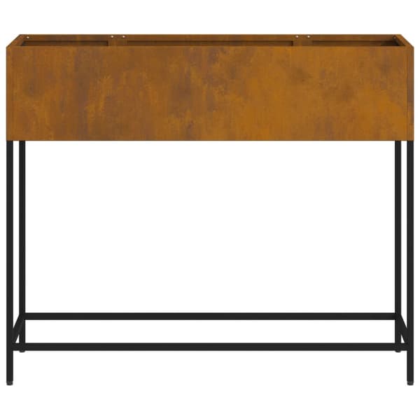 vidaXL hevet hagebed 100x26x82 cm værbehandlet stål