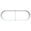 Miniatyrbillede 9 af 11: vidaXL Hævet Bed Grøn Galvaniseret stål 240 x 80 x 44 cm Holdbart