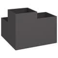 Miniatyrbilde 6 av 11: vidaXL Hagekasse 80x80x60 cm Svart Stål