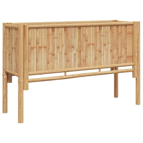 vidaXL Naturlig bambus Bambus Stor Planter Bambus Plantestativ